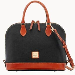 Dooney and Bourke Pebble Grain Zip Zip Satchel